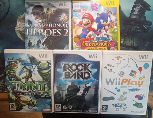 Lot jeux nintendo - 5, wii