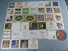 Lot de 38 SOUS BOCK différents KARLSBERG KARLSBRÄU bierviltje Bierdeckel F1