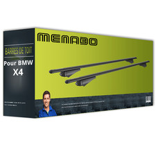 Porte-Bagage pour BMW X4 type F26 Menabo Tiger Barre de toit NEUF TOP