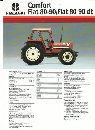 Farm tractor brochure - farm,