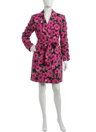 Robe veste fleur zara - a,