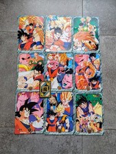 Cartes Dragon Ball Jumbo Carddass part 4 complète, état parfait, sortie de box !