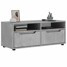 Meuble TV VISNES gris béton
