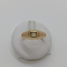 Bague homme jaune et - en,