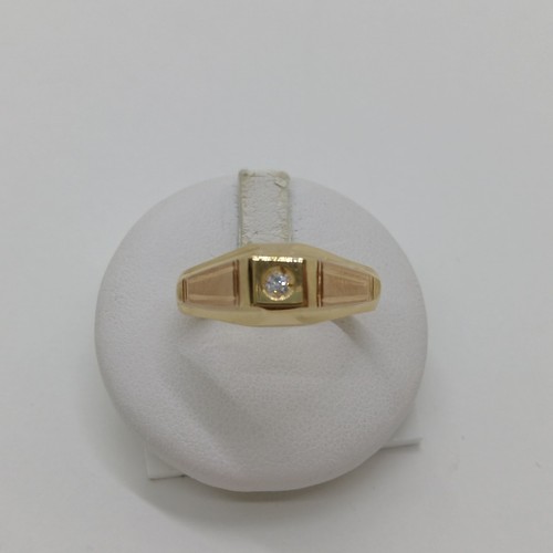 Bague homme jaune - or,