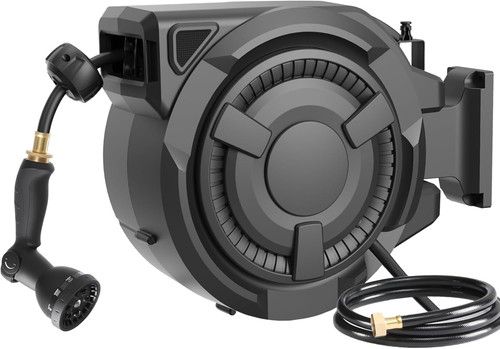 Retractable garden hose reel - retractable,