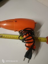 Sèche cheveux ancien vintage orange Moulinex