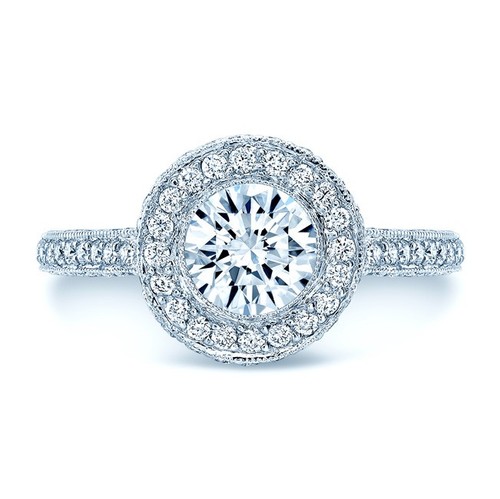 Bague fiançailles cercle - bague, de
