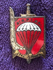 Guerre d'Indochine : Insigne du 3eme Régiment Para d'infanerie de Marine Bigeard