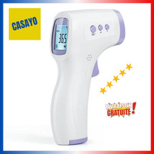 Thermomètre Médical Frontal Sans Contact Infrarouge - Mesure Précise et Facile