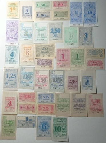 Tickets transports bus - 40, (bus