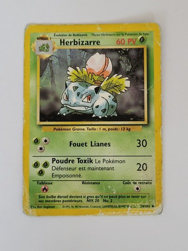 Carte pokemon set base - carte,