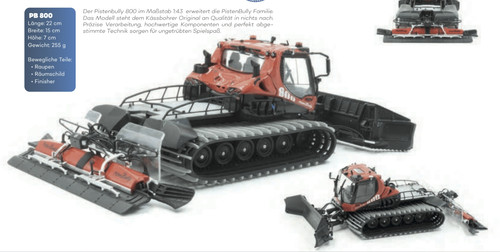 Dameuse pistenbully 800 - pistenbully, 1/43