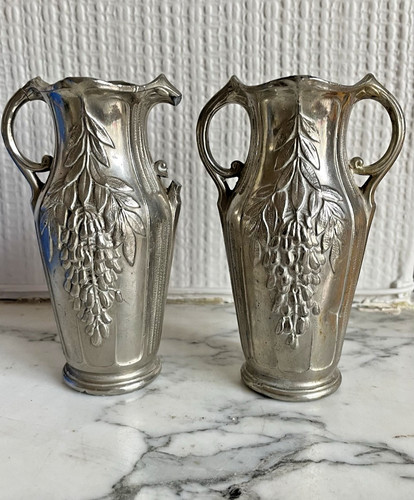 Paire petits vases amphores - vases,