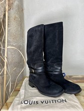 Louis Vuitton Black Suede  Boots – EU 37  / UK 4 / US 6,5 - French fashion
