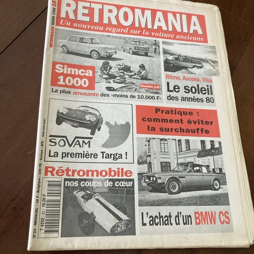 Revue auto rétromania 23 - n°,