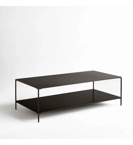 Table basse métal - métal, noir