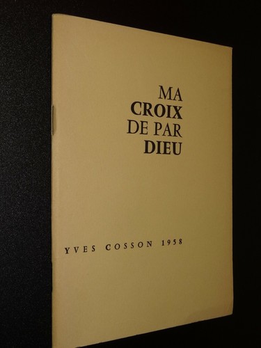 Croix par dieu - ma,