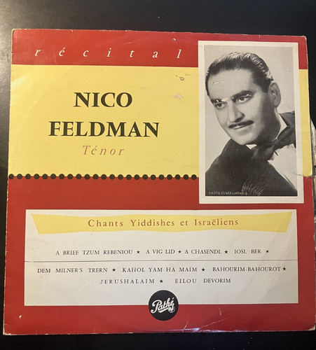 Nico feldman chants yiddishes - chants,
