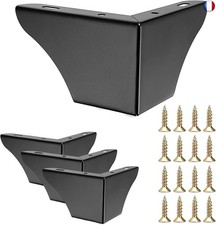 SUMNACON Furniture Legs Set of 4 Steel Furniture Legs for Chairs, Table,