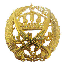 Insigne de béret métal doré