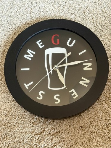 Guinness time wall clock - guinness,