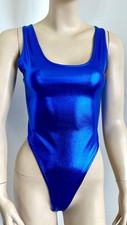 body T40 wetlook bleu brillant