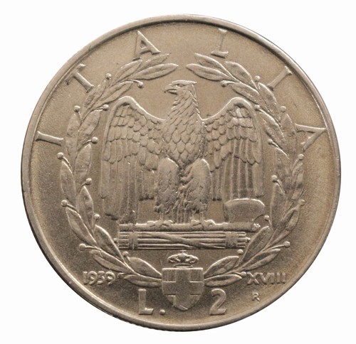 1939 royaume italie - d'italie, monnaie
