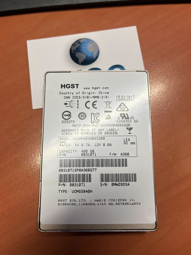 Hgst ssd 400go - hgst, p/n