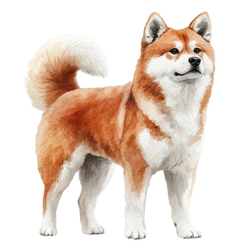 Autocollants akita inu - autocollants,