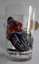 Verre à moutarde déco moto Honda RCS 1000 bol d'or 1981.