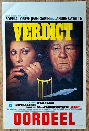 Belgian poster verdict jean - belgian,