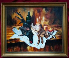 Magnifique grande huile du XX