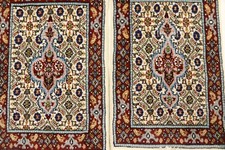 2 X Tapis Oriental Noué À La