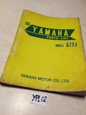 Yamaha Parts list 125 AT2 AT2J 1971 1er édition , liste pièces détachées 125AT2
