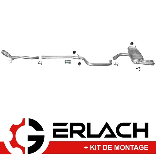 Echappement silencieux pour