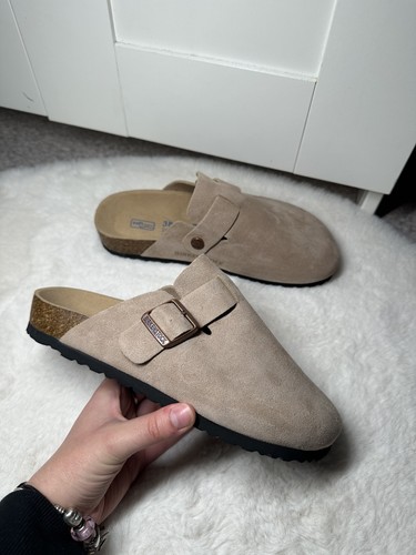 Birkenstock boston taupe gris - birkenstock,