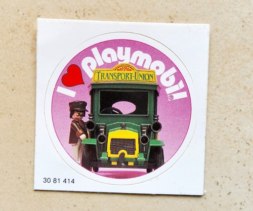Autocollant sticker playmobil