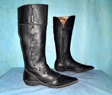 bottes EL NATURALISTA  en cuir noir  p 37 