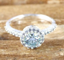 Vert Diamant Solitaire 1.11 CT
