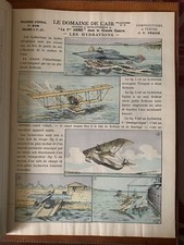 planche aviation Hydravions « 5e Arme dans la Guerre » Imagerie d’Épinal ww1