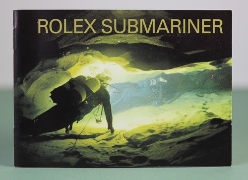 Rolex booklet submariner - rolex,