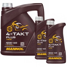 Huile Mannol 4-Takt Plus Api Sl SAE 10W-40 6 Litre pour Adly Herchee Honda TGB