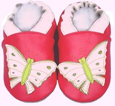 Chaussons en cuir souple