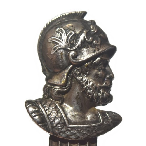 Fibule argent la tête - argent,