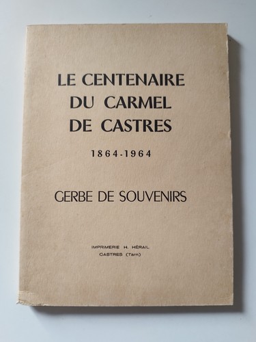 Rare livre carmel - livre,