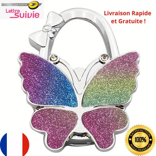 Porte sac papillon table - porte-sac, de