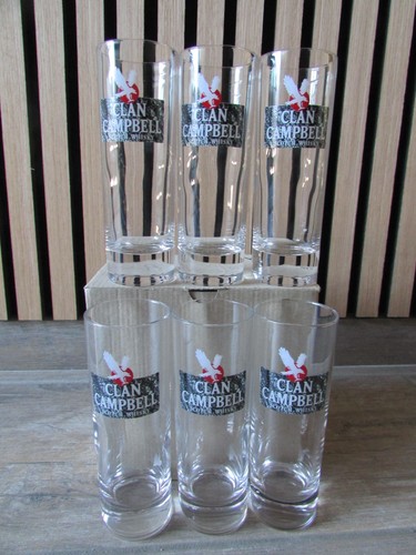 Lot verres whisky - de, 6