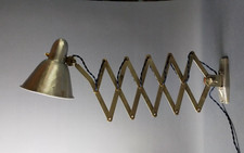 Lampe d'atelier Mazda - accordéon - zigzag - style indus