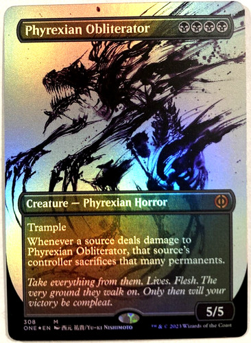 Mtg phyrexian obliterator - mtg,